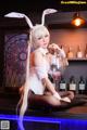 Coser@Sally多啦雪 (Sally Dorasnow): Sora Kasugano Bunny Suit (22 photos)